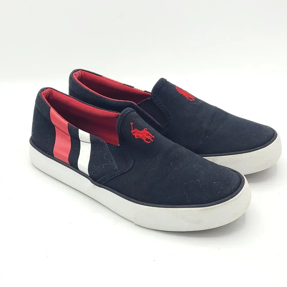 Ralph Lauren Polo black red Pony Logo boys size 1